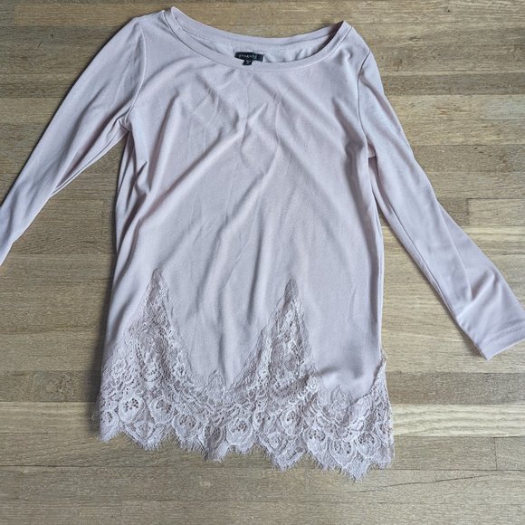 Dynamite xs cut out long sleeved to (light pink) - Picture 1 of 1